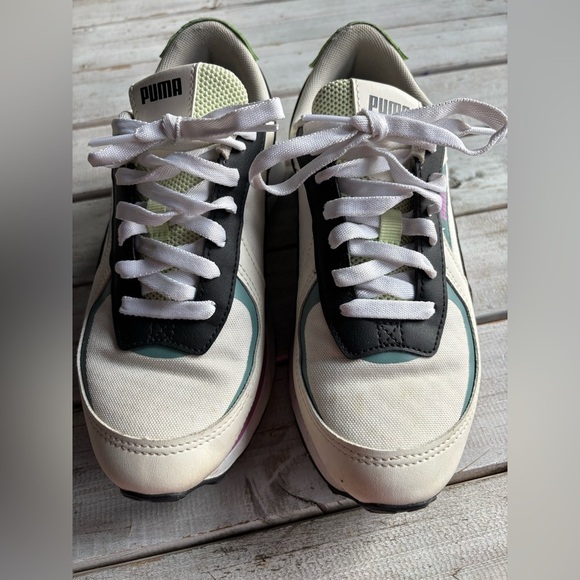 Puma | Cruise Rider | Ivory | pink | teal | platform | women’s size 8 - Picture 10 of 13